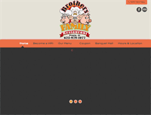 Tablet Screenshot of brothersfamilyrestaurant.com